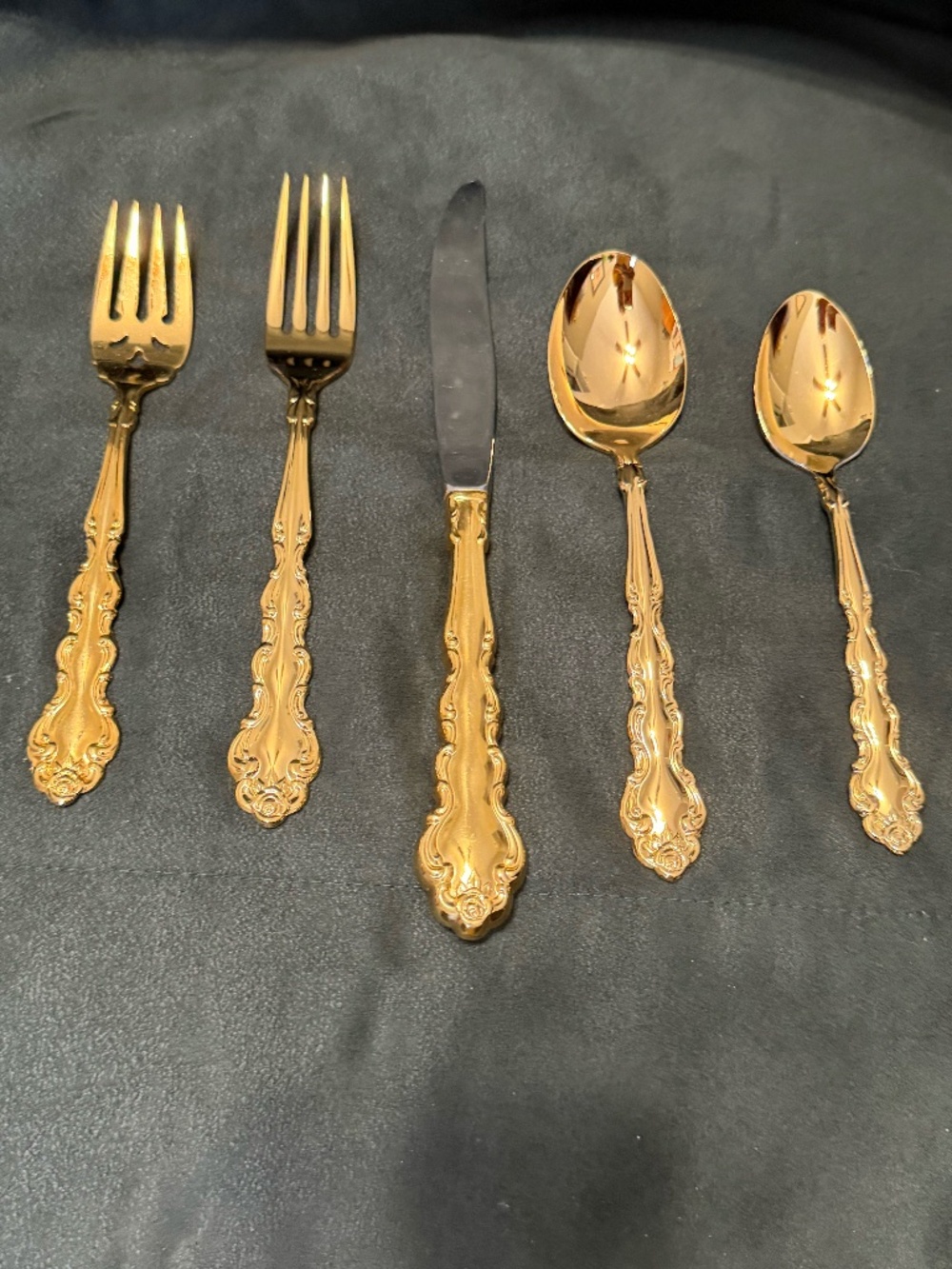 Golden Beethoven silverware by General Mills